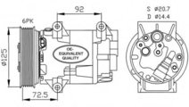 Compresor, climatizare RENAULT MEGANE II (BM0/1, C...