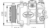 Compresor, climatizare SKODA OCTAVIA II Combi (1Z5...