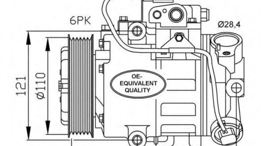 Compresor, climatizare SKODA ROOMSTER Praktik (5J) (2007 - 2015) NRF 32225 piesa NOUA