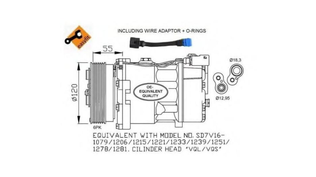 Compresor, climatizare Volkswagen VW POLO Variant (6KV5) 1997-2001 #3 0300K001