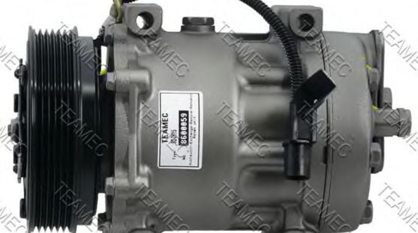 Compresor, climatizare VOLVO S40 I (VS) (1995 - 2004) TEAMEC 8600059 piesa NOUA