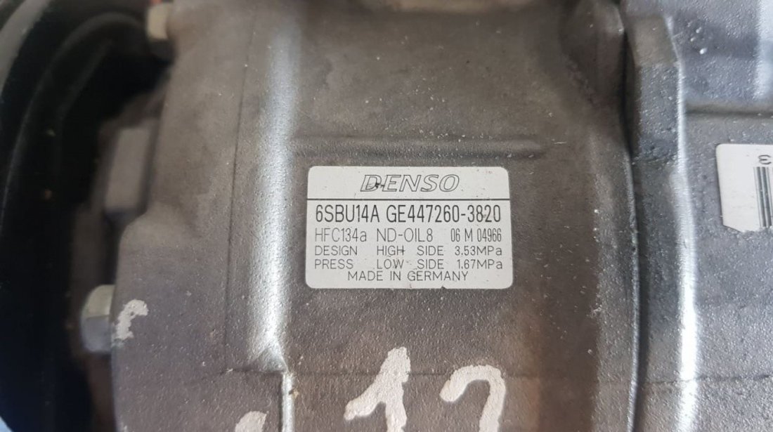 Compresor Denso original BMW F34 GT 320D 2.0 163/184/200cp 6sbu14a