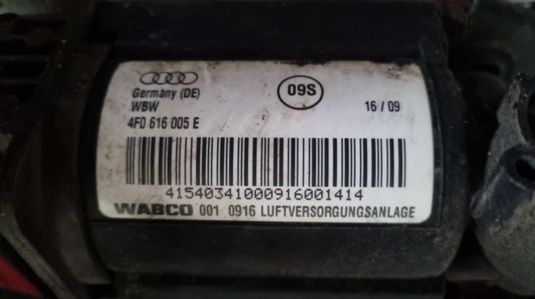 Compresor perne aer Audi A6 C6 2.0 TDI 170cp cod piesa : 4F0616005E