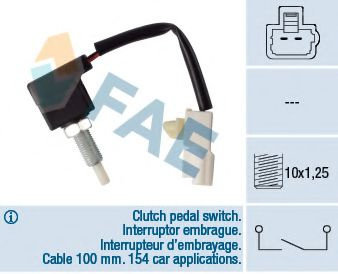 Comutator, actionare ambreiaj (Tempomat) HYUNDAI i30 (FD) (2007 - 2011) FAE 24547 piesa NOUA