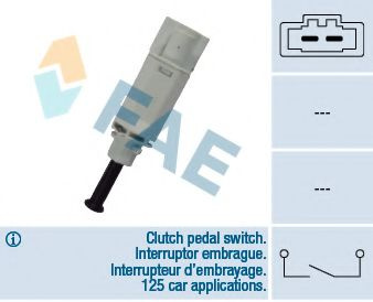 Comutator, actionare ambreiaj (Tempomat) VW NEW BEETLE Cabriolet (1Y7) (2002 - 2010) FAE 24771 piesa NOUA