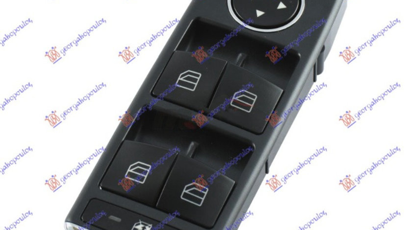 Comutator Electric Negru Usa/GeamurOglinda Pliabila Stanga Fata Mercedes C-Class W204 2007-2008-2009-2010-2011