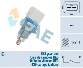 Comutator, lampa marsarier CITROEN BERLINGO caroserie (M) (1996 - 2016) FAE 40650 piesa NOUA