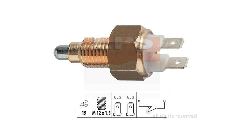 Comutator lampa marsarier / comutator lumini marsarier Volkswagen VW TRANSPORTER / CARAVELLE Mk III bus 1979-1992 #2 004842001