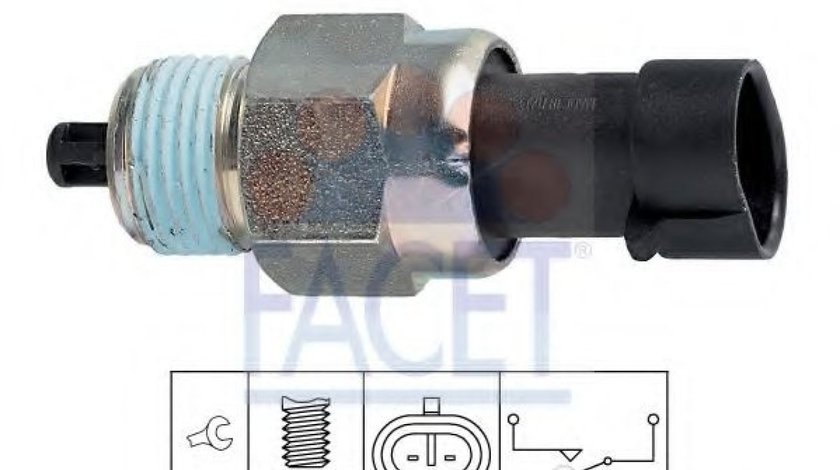 Comutator, lampa marsarier FIAT PUNTO (176) (1993 - 1999) FACET 7.6142 piesa NOUA