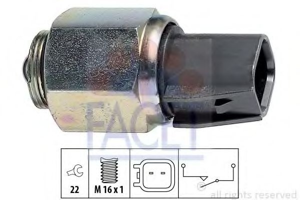 Comutator, lampa marsarier FORD FOCUS (DAW, DBW) (1998 - 2007) FACET 7.6242 piesa NOUA