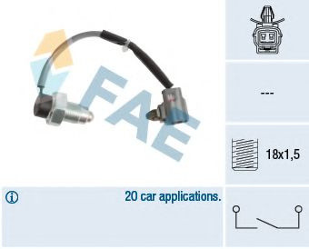 Comutator, lampa marsarier MAZDA 6 Hatchback (GH) (2007 - 2016) FAE 40987 piesa NOUA