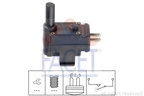 Comutator, lampa marsarier MERCEDES E-CLASS Cupe (C124) (1993 - 1997) FACET 7.6077 piesa NOUA