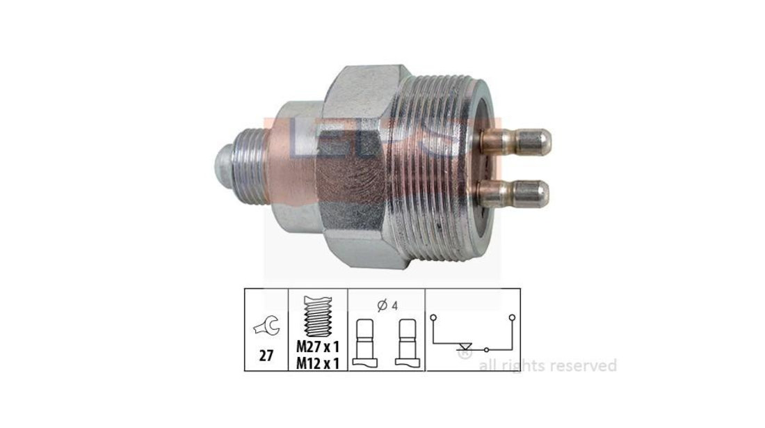 Comutator, lampa marsarier Mercedes SPRINTER 4-t caroserie (904) 1996-2006 #2 07815