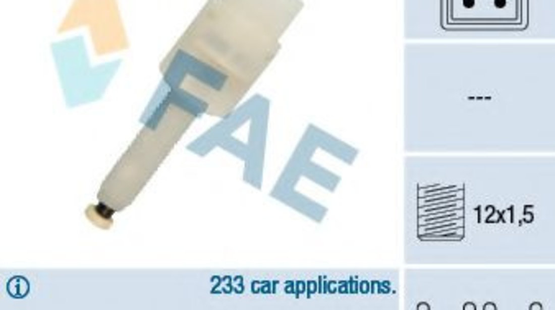 Comutator lumini frana AUDI A6 (4B2, C5) (1997 - 2005) FAE 24565 piesa NOUA