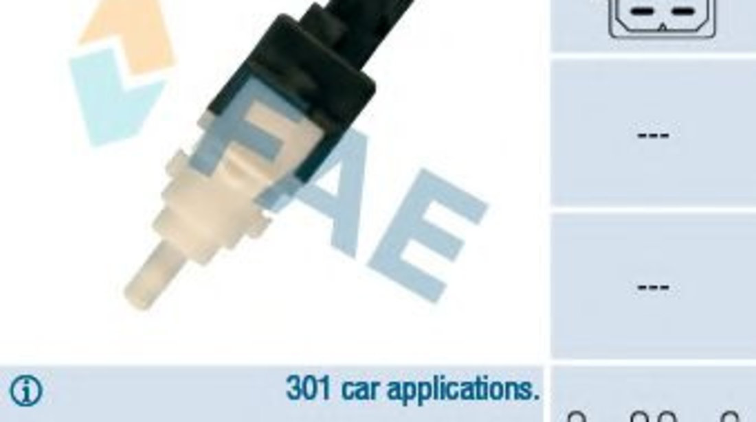 Comutator lumini frana FIAT 500 (312) (2007 - 2016) FAE 24413 piesa NOUA