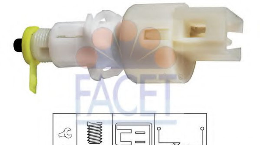 Comutator lumini frana FIAT DUCATO bus (230) (1994 - 2002) FACET 7.1108 piesa NOUA