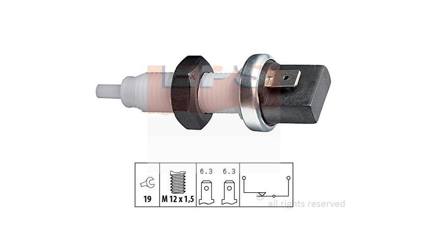 Comutator lumini frana Fiat X 1/9 (128 AS) 1972-1989 #2 007361001