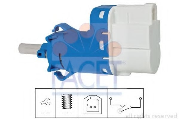 Comutator lumini frana JAGUAR X-TYPE (CF1) (2001 - 2009) FACET 7.1237 piesa NOUA