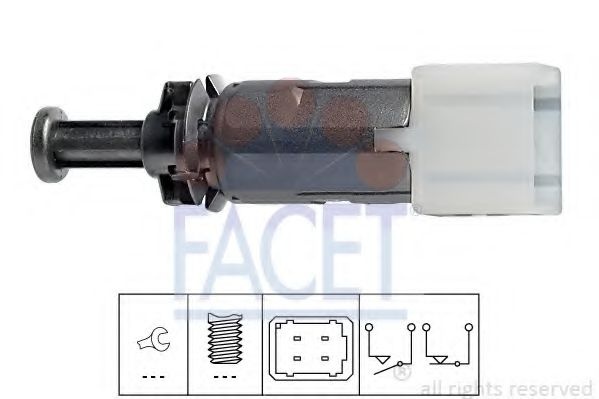 Comutator lumini frana OPEL MOVANO platou / sasiu (U9, E9) (1998 - 2010) FACET 7.1149 piesa NOUA