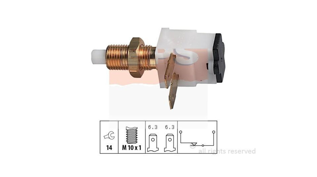 Comutator lumini frana Peugeot J5 bus (290P) 1990-1994 #2 1810007