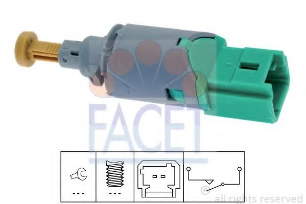 Comutator lumini frana RENAULT LAGUNA III (BT0/1) (2007 - 2016) FACET 7.1223 piesa NOUA