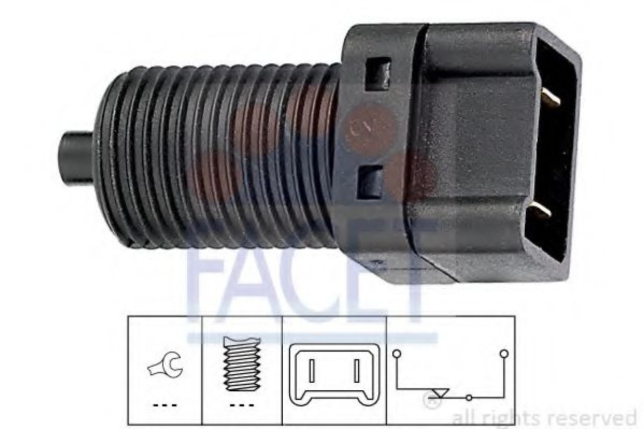 Comutator lumini frana VOLVO S40 I (VS) (1995 - 2004) FACET 7.1075 piesa NOUA