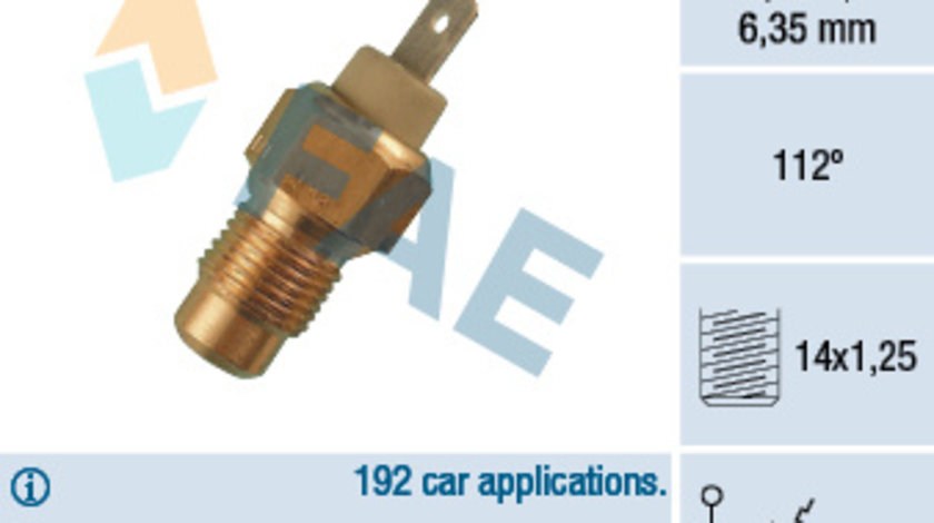 Comutator temperatura, racire (35180 FAE) Citroen,FORD,PEUGEOT