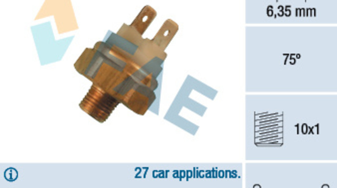 Comutator temperatura, racire (35450 FAE) VW