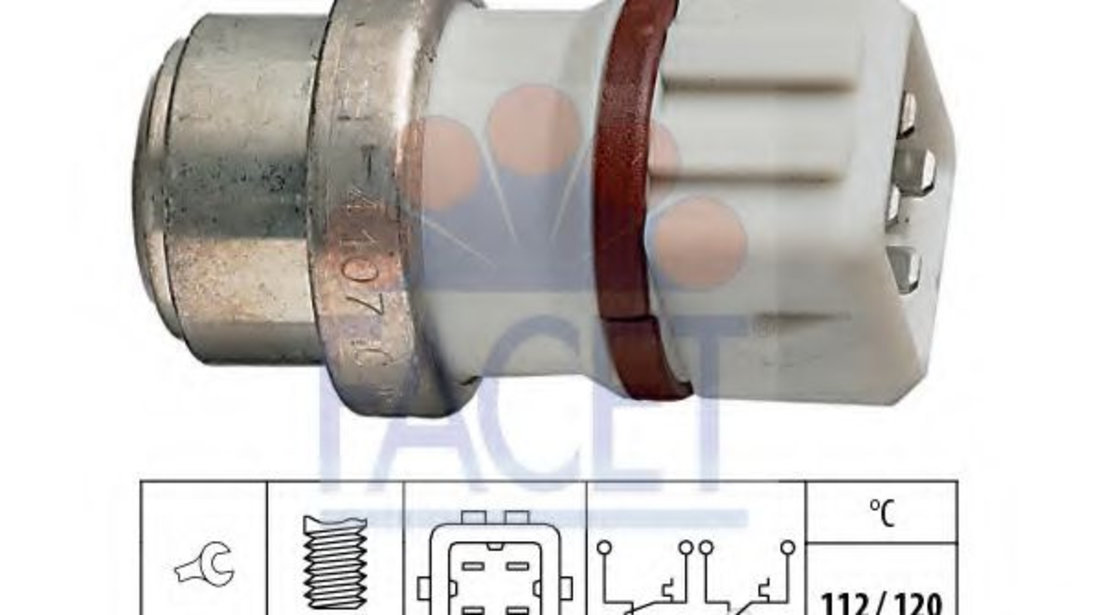 Comutator temperatura, racire VW PASSAT (3A2, 35I) (1988 - 1997) FACET 7.4107 piesa NOUA