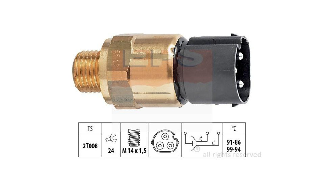 Comutator temperatura, ventilator radiator BMW 3 Cabriolet (E30) 1985-1993 #2 007837001