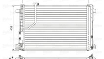 Condensator, climatizare (814044 VALEO) MERCEDES-B...