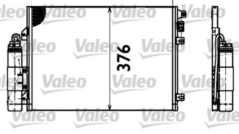 Condensator, climatizare (817428 VALEO) RENAULT