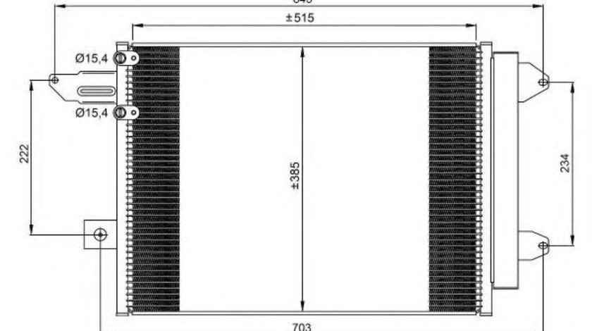 Condensator, climatizare AUDI TT Roadster (8J9) (2007 - 2014) NRF 350070 piesa NOUA