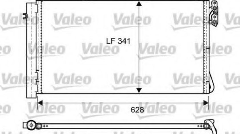 Condensator, climatizare BMW Seria 1 Cabriolet (E88) (2008 - 2013) VALEO 814012 piesa NOUA