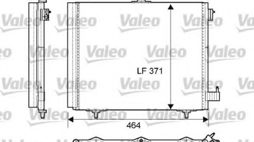 Condensator, climatizare CITROEN C3 Pluriel (HB) (2003 - 2016) VALEO 814095 piesa NOUA