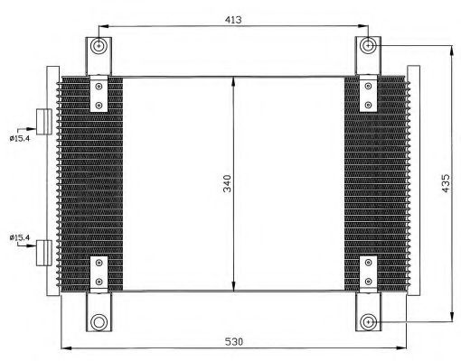 Condensator, climatizare FIAT DUCATO caroserie (244) (2002 - 2016) NRF 35501 piesa NOUA