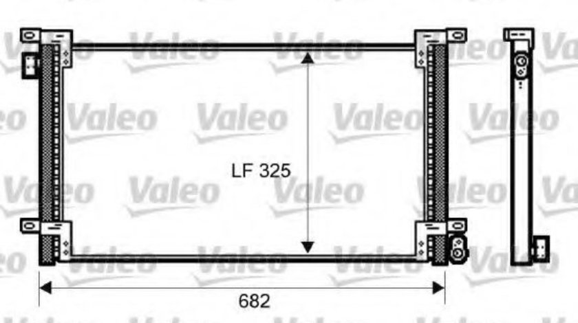 Condensator, climatizare IVECO DAILY III caroserie inchisa/combi (1997 - 2007) VALEO 818036 piesa NOUA