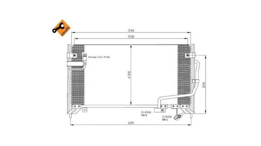 Condensator, climatizare Mazda 323 C Mk V (BA) 1994-2000 #2 102671