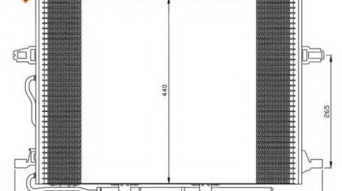 Condensator, climatizare MERCEDES CLS (C219) (2004 - 2011) NRF 35517 piesa NOUA
