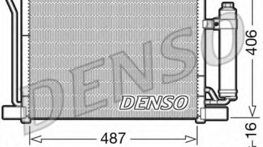 Condensator, climatizare NISSAN JUKE (F15) (2010 - 2016) DENSO DCN46021 piesa NOUA