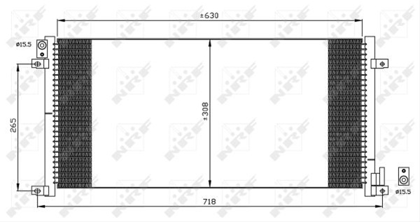 Condensator, Climatizare Nrf Iveco 35491