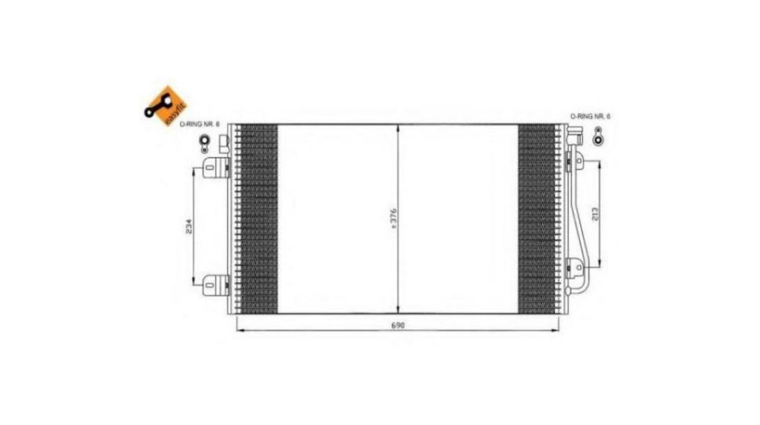 Condensator, climatizare Opel MOVANO caroserie (F9) 1999-2016 #2 35484