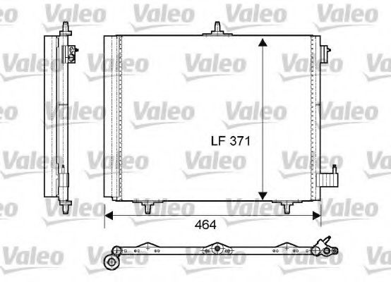 Condensator, climatizare PEUGEOT 208 (2012 - 2016) VALEO 814095 piesa NOUA