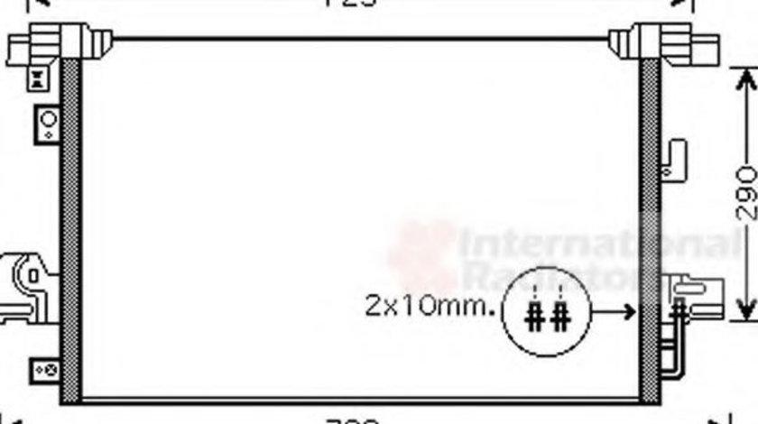 Condensator, climatizare PEUGEOT 4007 (GP) (2007 - 2016) VAN WEZEL 32005210 piesa NOUA