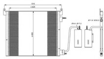Condensator, climatizare SAAB 9-3 Cabriolet (YS3F)...