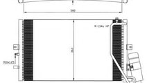 Condensator, climatizare SAAB 9-5 (YS3E) (1997 - 2...