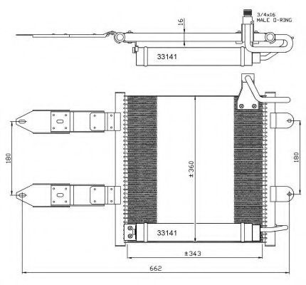 Condensator, climatizare SEAT AROSA (6H) (1997 - 2004) NRF 35367 piesa NOUA