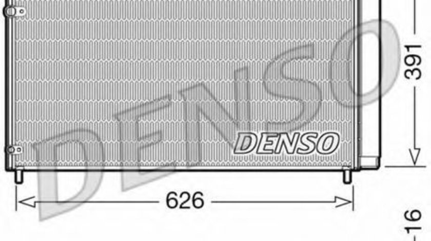 Condensator, climatizare TOYOTA AURIS (ZWE18, NZE18, ZRE18) (2012 - 2016) DENSO DCN50041 piesa NOUA