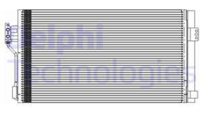 Condensator, climatizare (TSP0225611 DLP) MERCEDES-BENZ