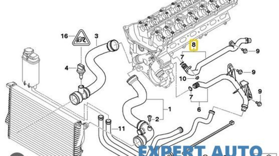 Conducta apa BMW Seria 7 (1994-2001) [E38] 11531705210